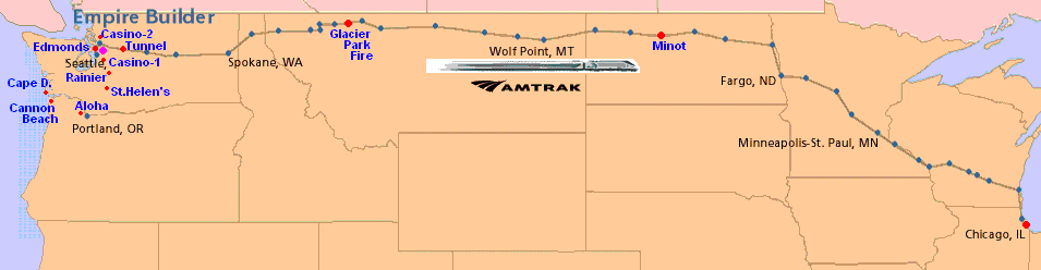 Amtrak Map